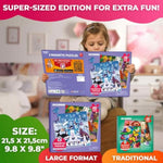 Magnetic Toddler Puzzles Ages 4-6 - 2X48 Travel Puzzles Games For Kids 3-5 Years Old - Activities Car Toy For Boys And Girls 2-4 Yo - Polar & Jungle Animals Learning Magnet For Road Trip