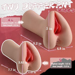 Realistic Small Pocket Pussy For Men, 2 In 1 Male Masturbators Pocket Vagina With 3D Deep Vagina & Tight Anus For Penis Stimulation, Lifelike Blowjob Male Stroker Adult Sex Toys For Men Masturbation