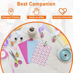 60 Sheets 10 Assorted Colors Cardstock 110lb 5 x 7 Craft Paper