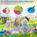 Toss And Catch Ball Set, Boys Toys For 3 4 5 6 7 8 Year Old, Christmas Sports Gifts Stocking Stuffers For Kids, Outdoor Games For Yard Backyard Camping Beach Family Party, 6 Paddles & 3 Balls