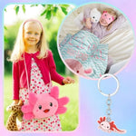 Axolotl Gifts Set For Daughter, Pink Axolotl Lovers Gift Set For Christmas Birthday, Diary With Lock, Flannel Blanket, Lcd Drawing Tablet, Bag, Keychain, Sleep Eye Mask, Spa Headband