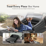 Inflatable Couch Blow Up Mattress,Outdoor Air Sofa Bed For Camping, Full Size