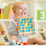 Matching Memory Game For Kids Age 3 4 5 6 7 8 Year Old, Travel Toy For Boys Girls, Wooden Board Game, Road Trip Essentials For Toddler, Airplane/ Car/ Camping Activity, Ideal Christmas, Birthday Gifts