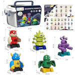 Magnet Robot Toy For Kids 3-5 Years Old - Monster Magnet Toys Stacking Transform Toys With Storage Box, Set For Boys Age 3 4 5 6 7 Years Old Boys, Christmas And Birthday Gifts