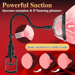 XIABALE Penis Vacuum Pump Pussy Pump Set?Manual Penis Enlarger Enlargement Extend Pump Air Pressure Device, Clitoral Pump Vagina Pumps Sexual Pleasure Suckers Tools for Couples