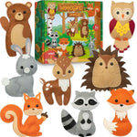 165 Pcs Animal Sewing Kit for Kids Ages 7-12, Beginner Felt Craft Set