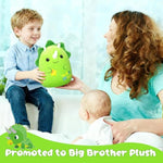 Big Brother Dinosaur Stuffed Animals - I'M The Big Brother Triceratops Plush Toys Cute Green Triceratops Stuffed Animal Plushie Toy New Baby Gift For Boys