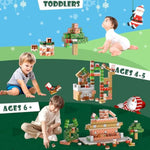 Magnetic Blocks | 100Pcs 0.8In Sensory Christmas Magnetic Tiles Building Cubes 2025 Upgraded Stem Game Toys For Toddlers | Christmas Birthday Gifts For Boys & Girls Ages 3-4, 5 6 7 8 9 10 11 12