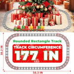 Train Set For Toddlers 2-4, Christmas Train Sets For Around The Tree, Toddler Toys For 1 2 3 Year Old Boy Girl, Christmas Tree Train With Music, Light, Tracks, Puppet, Barn, Toddler Gifts Christmas