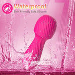 Mini Vibrator Wand, Sex Wand Vibrator Handheld Massager, Silicone Dildo Vibrator Women Sex Toys For Nipple Clitoral Stimulation, Adult Sex Toys & Games For Womens Sexual Pleasure