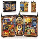 Magic Astrology Book Nook Building Set With Lights, 946 Pcs Diy Booknook Building Block Model Kit For Home Bookshelf Decor, Miniature House Building Brick For Adults Teens Boys Girls Ages 10+