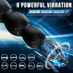 Vibrating Anal Beads Butt Plug Vibrator Sex Toys, App Remote Control With 9 Vibrating Modes, Flexible Silicone Prostate Massager Adult Toys & Games For Men, Women And Couples
