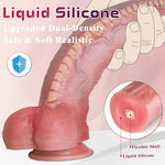 Upgraded 16” Realistic Huge Thick Dildo, Real Skin Big Giant Monster Dildo