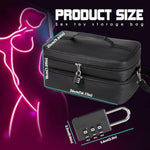 Lockable Sex Toy Storage Bag Lockable Sex Toy Box Adult Toy Gaming Storage Organizer Case – 2-Layer Discreet Toy Bag With Dual Locks, Reusable Storage Box And Toy Bags For Women And Men