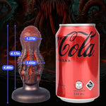 Monster Dildo Silicone Butt Plug With Suction Cup Knot Tentacle Anal Dildos Dark Octopus Beginner Training Sex Toys For Women Men And Couples (S)