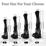 16.1 Inch Realistic Horse Dildo (Xl) + 15.5Inch Huge Long Anal Beads