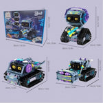 3In1 Stem Robot Kits For Kids 8-12 - 519 Pieces, Remote & App-Controlled Educational Toys, Birthday Gifts For Boys 8-10