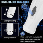 Automatic Thrusting Male Masturbators Man Vibrator With Strong Violent Impact Pussy Adult Sex Toy With One-Click Burst, 5 Thrusting & Men Realistic Ultra-Soft Textured Sleeves