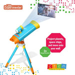 Projector Telescope For Kids, Children'S Telescopes & 24 Space Images, Educational Book Incl, Stem Activity Science Toys, Learning Gifts For Boys & Girls Ages 3 4 5 6-12 Year Old