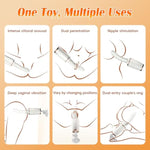 Sex Machine Thrusting Dildo Vibrator Adult Sex Toys For Women Men G Spot Clitoral Anal Play, Dildo Machine Rotatable Switch 7 Vibrating Thrust Modes Smart Heating Big Suction Cup Anal Toys For Couple