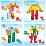 Alphabet Animal Toys For Kids, Stem Abc Learning Alphabots Transforming Toys Classroom Teaching Alpha Bots Toy For Kids 4-6 Toddlers - 26 Pieces