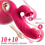 Clitoral Licking G Spot Vibrator With 10 Vibrating Modes, Vibrator Thrusting Dildo Adult Sex Toys, Nipple Anal Women Couples Sex Toys