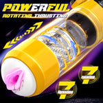 Automatic Male Masturbator, Mens Sex Toys With 7 Thrusting & Rotation Modes, Male Stroker With 7 Color Ambient Lighting, Hands Free Sex Toy For Men, Adult Toys Mens Sex Toys