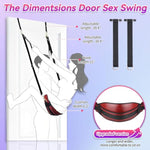 Sex Swing Bdsm Sex Toys 2 In 1 Bondage Restraints Door Bdsm Bondage Adjustable Thigh Harness With Soft Plush Leather Straps, Hardware Buckle, Kinky Bdsm Bondage Gear, Adult Sex Toys For Couples