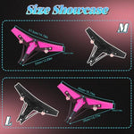 Cock Cage Accessories Chastity Strap Are Used To Match The Penis Cages Sex Toys Sissy Panties With Lock For Use With Chasity Devices Elastic Bands To Go With Adult Toy (M Lock,Black)