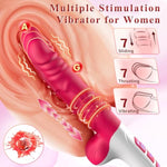 Sex Machine Thrusting Dildo Vibrator Adult Sex Toys For Women, Remote Control G Spot Clitoral Anal Vibrator With Sliding Beads 7 Thrusting Vibrating Modes, Realistic Dildo Sex Toy For Couple Solo Game