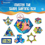 Shape Shifting Box - Award-Winning Stem Fidget Toy With Strong Magnets - Fidget Cube Transforms Into 100+ Shapes, Christmas Stocking Stuffers Gift For Kids, Teens, And Adults (Beach Buddies)