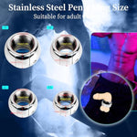 Thick Penis Ring Sex Toys With Spanner Stainless Steel Cock Rings Adult Scrotal Weighted Pendant Sm Bondage For Men Chastity Training (Xl)