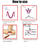 Silicone Labia Spreader, Vaginal Spreader Labia Expander Dilator Self Check Tools,Oral Enhancing Hands-Free Labia Spreader And G-Spot Stimulator - Skin-Friendly Silicone