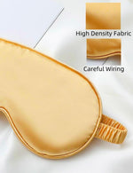 Adjustable Satin Sleep Mask, Eye Mask Light Colors,4-Pack