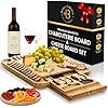 Charcuterie Board Gift Set - Bamboo Cheese Board and Charcuterie Boards Set - Housewarming Gifts New Home, Wedding Gifts for Couples 2025, Bridal Shower Gift, Birthday Gifts for Women