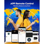 Prostate Massager Anal Thrusting Vibrating - Anal Butt Plug App Control 8 Vibration Modes Prostate Toys With Vibrator Cock Ring, Male Anal Pleasure Sex Toys For Adult, P Spot & Enema For Couples