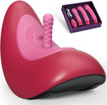 Adjustable Sex Saddle with 3 Attachments, Thrusting & Flapping Vibrator, Remote Control