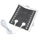 20 Levels Of Electric Shock Strength Leather Adjustable Size Penis Ring Male Masturbation Training Electric Shock Cock Ring