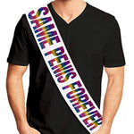 Bachelorette Party Bride Satin Sash - Gay Bachelor Party White Sash