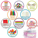 Art Kit for Kids Ages 4-8, Arts and Crafts Supplies Set