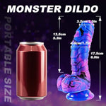 7 Inch Fantasy Monster Thick Silicone Anal Dildo with Suction Cup for Men and Women