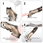 Vibrating Penis Sleeve - Vibrator Penis Enlarger Sex Toys For Men, Reusable Penis Ring, 3.6 Inch Penis Sleeve Cock Ring Realistic Cock Sleeve Soft Penis Enlarger For Couples Male Vibrating Dildo