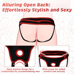 Strap On Harness Adult Sex Toys, Comfortable Elastic Neoprene Strapon Harness, Soft Skin-Friendly, Adjustable Velcro Straps, For Men, Women, Lesbian Couples, Pegging Play, Fits Waist 23''-54''