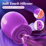 Sex Toys Vibrator Rose Sex Toy Sucking Vibrater Adult Toys Rose Adult Toy G Spot Vibrators Female Women Couples Adult Sex Toys 9 Suction Vibrating Dildo Anal Clitoral Nipples Stimulator