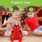 Red Monster Stuffed Animal Toy, Cute Plushies, Stuffed Bat Plush Gift For Kids, Boys, Girls, Children Birthday Christmas