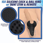 Male Masturbators Vibrating Cock Ring Balls Massager Sex Toy For Men Penis Testicle Stimulator With Remote Dick Vibrator 10 Vibrations Man Vibe Sextoys