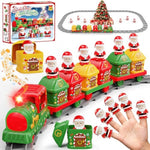 Train Set For Toddlers 2-4, Christmas Train Set For Around The Tree, Electric Toddler Toys With Music, Light, Track, Puppet, Barn, Birthday For 1 2 3 4 Years Old Baby Boy Girl