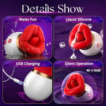 Vibrator Adult Sex Toys For Women - 3In1 Mouth-Shaped Sucking Vibrator, 10 Tongue Licking 3 Sucking Nipples Anal Clit Sucker Vibrater, G Spot Vibrators Clitoral Stimulator Couples Sex Toys