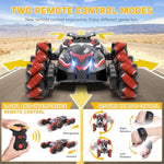 6Wd Rc Cars Gesture Sensing Rc Stunt Car, 2.4Ghz Rc Crawler With Spray & Music, 360° Spin All Terrain Remote Control Car Kids Toys Gift For 5-12 Years Old Boys Girls Christmas Birthday