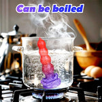 Soft Silicone Anal Beads Plug, Colorful Suction Cup Toy for Men Women